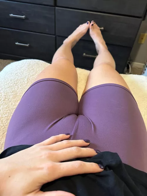 I wonder what it would look like in these without panties... by cumwcourt