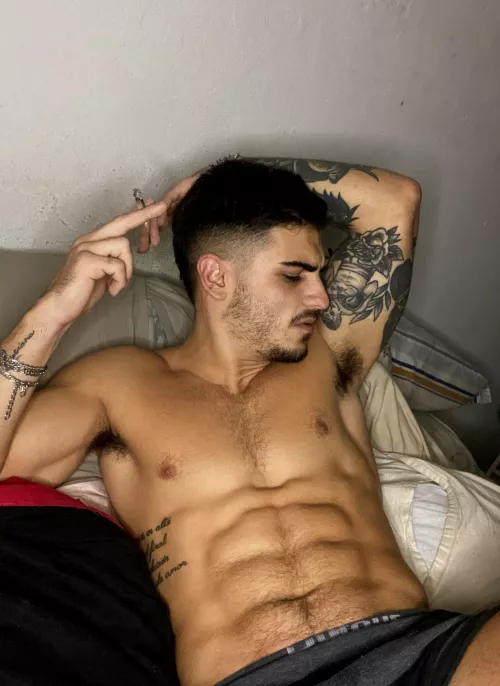 imagine your hands all over these rock-hard abs by OlieTheKing