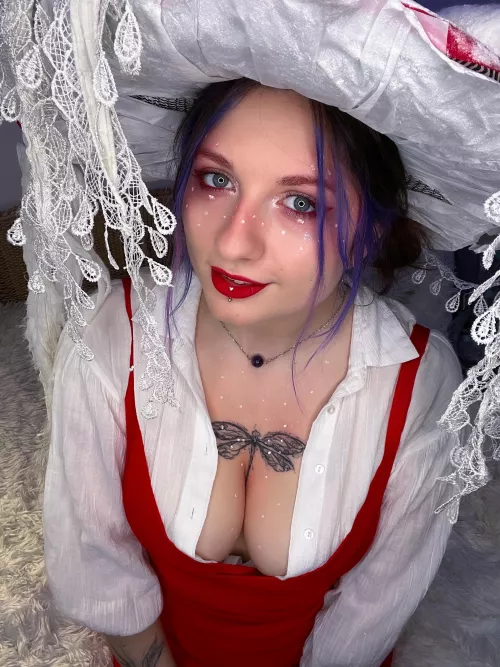 my mushroom costume by Littlest_Fern