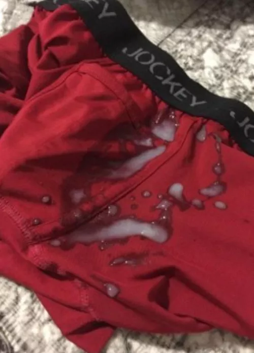 Nutting on my underwear is my favorite fetish  by alphajax999