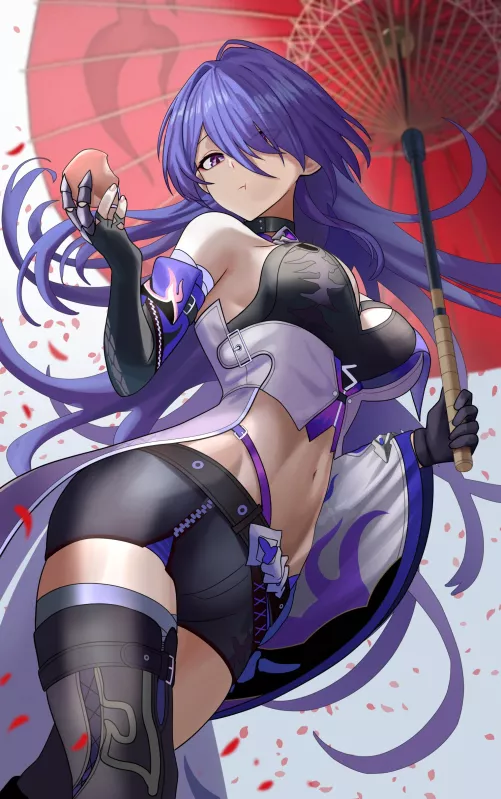 Race Queen Acheron [Honkai Star Rail] by CheetahSperm18