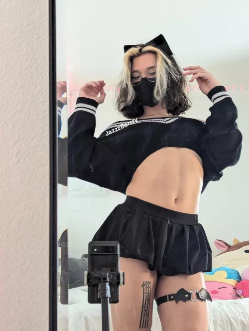 I got cat ears I think I'm unstoppable now  by JazzzBerrry