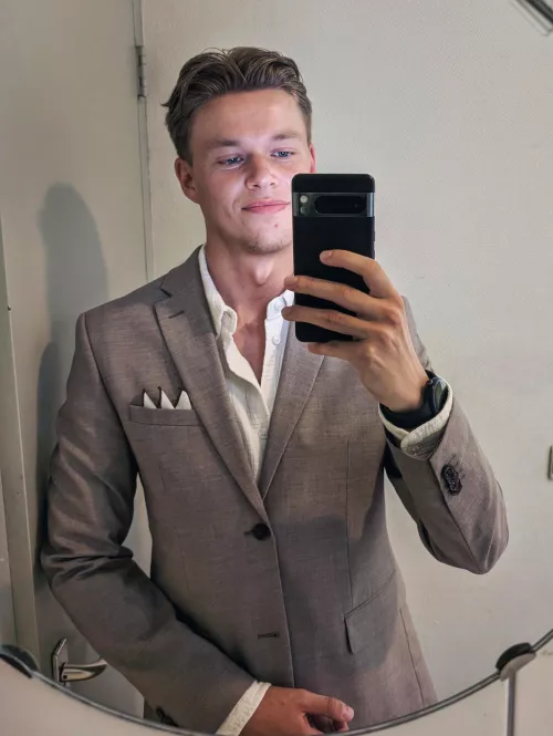 In a suit for once by Tasty-Hospital-7817