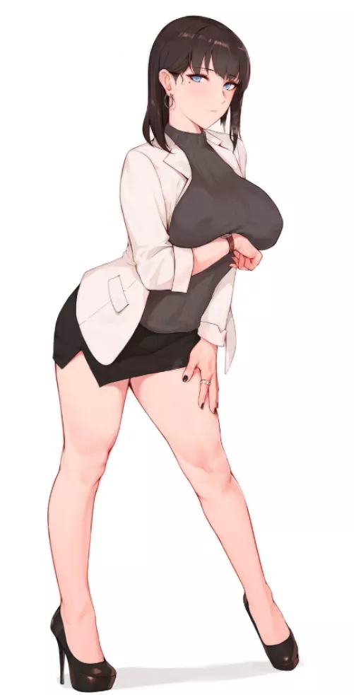 office lady is hot? by Fola_Nika