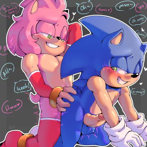 Sonamy Time (Artist:PolarisArt)  by White-Whiskey