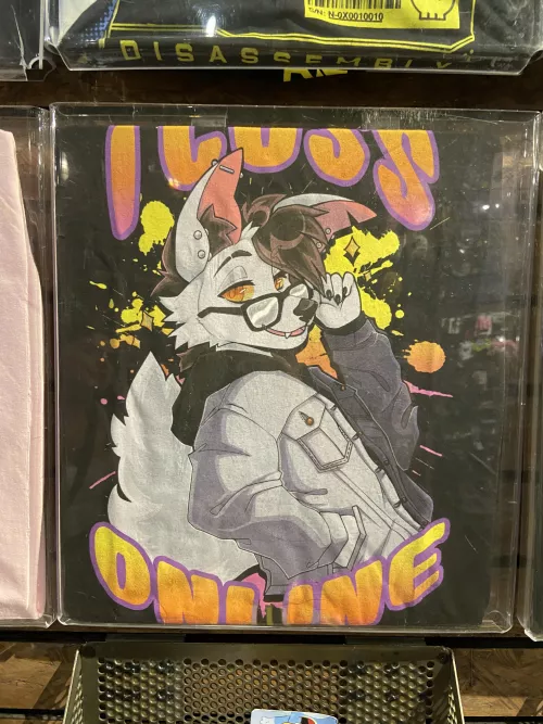 Walked into Hot Topic with my friend earlier and saw this on the shirt wall by guildedpasserby