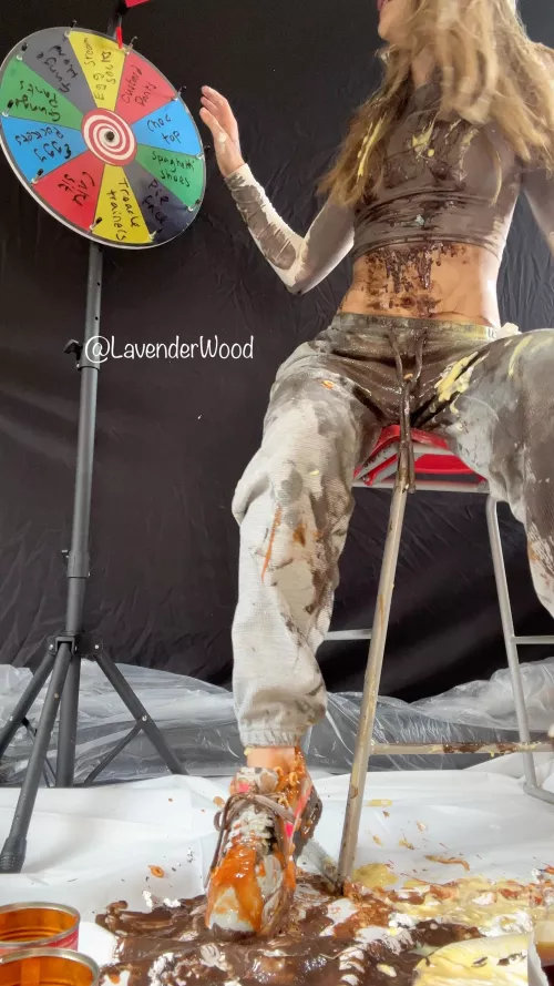 A very messy game show  by LavenderWoodxx