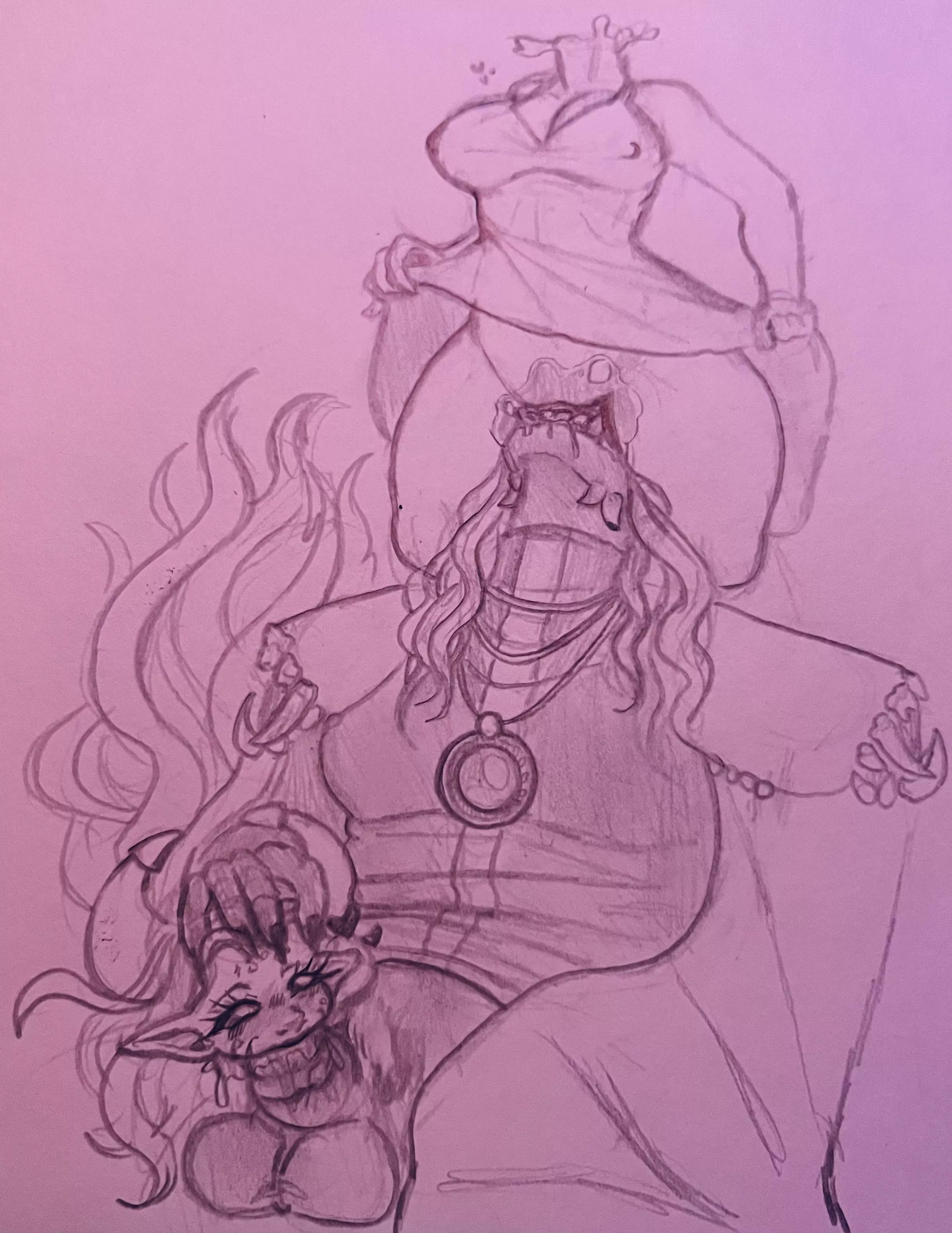 Even monsters want monsters! Ghost girls are all the rage these days! (OC) posted by Arma_dread