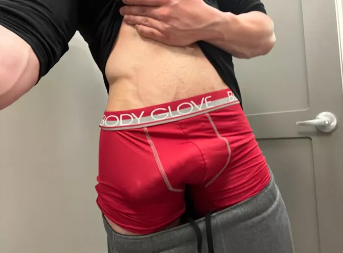 I wear red to signal you to stop and stare  by Jvader1939