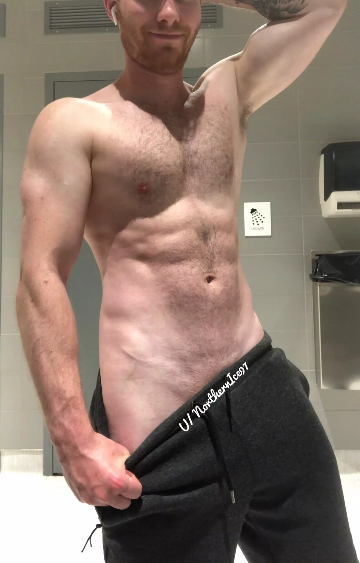 I’ll be waiting in the showers 😉 posted by NorthernIce97