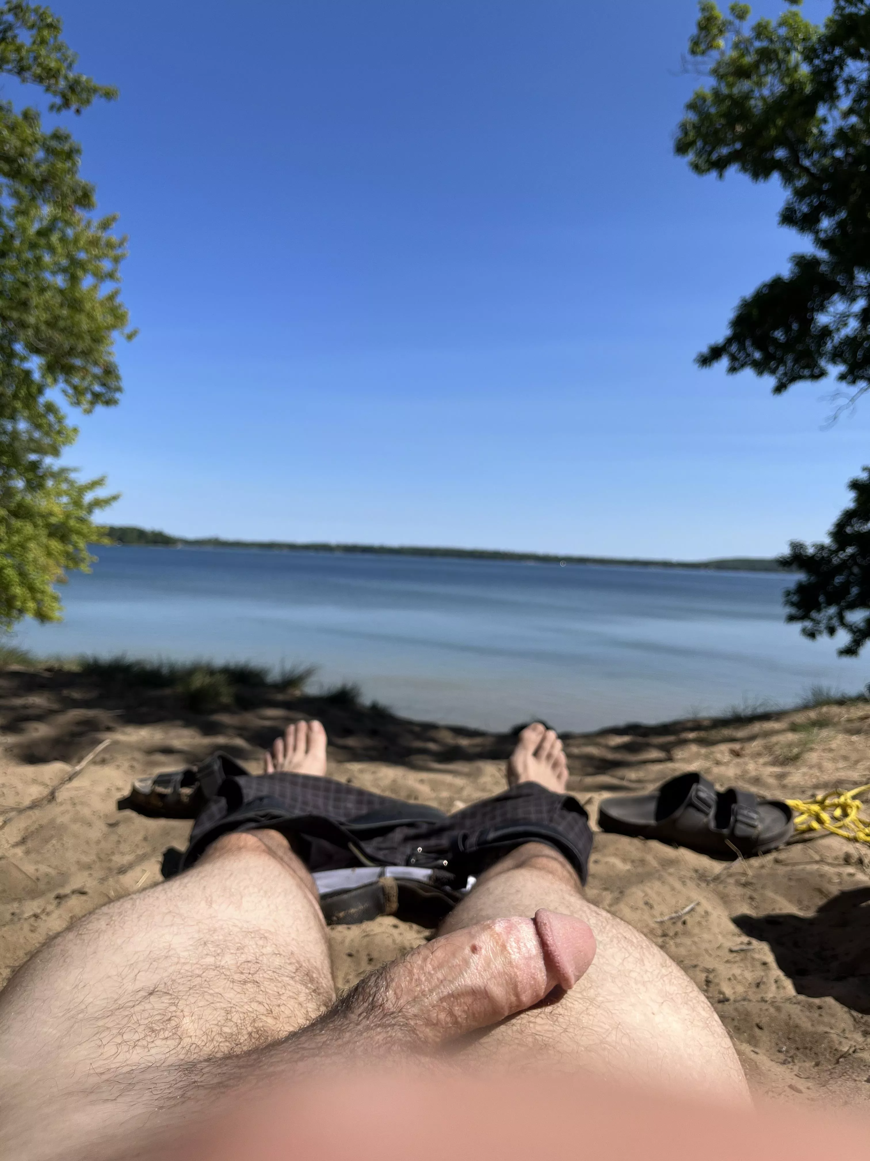 Its a nude beach if no one’s around😈 posted by New-Mountain6814