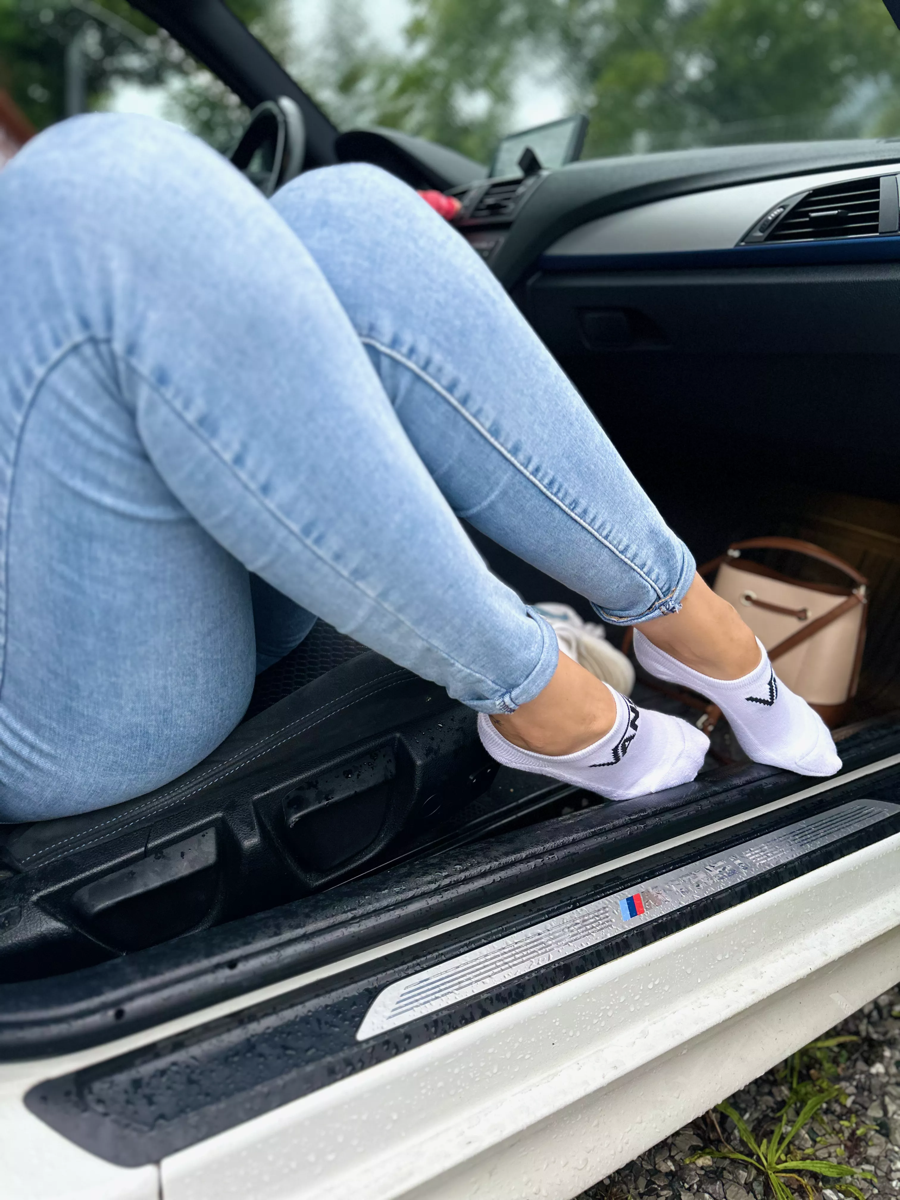 It's socks time baby. Whos in for a ride? Hihi. Socks or the M135i? posted by juliajames_jj