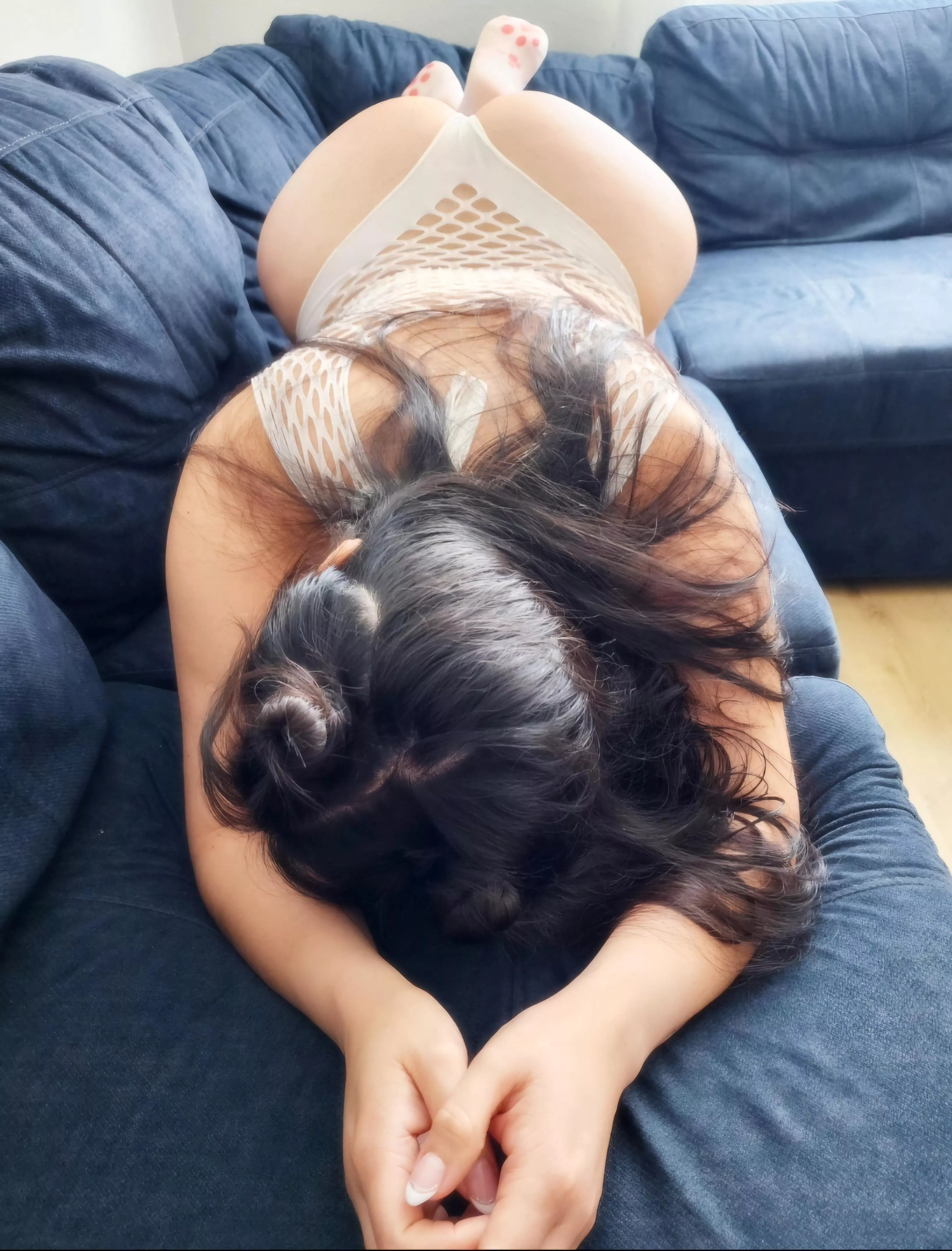 Sexy and pure in white lingerie on a Saturday evening. posted by Faceless_Fantasy9