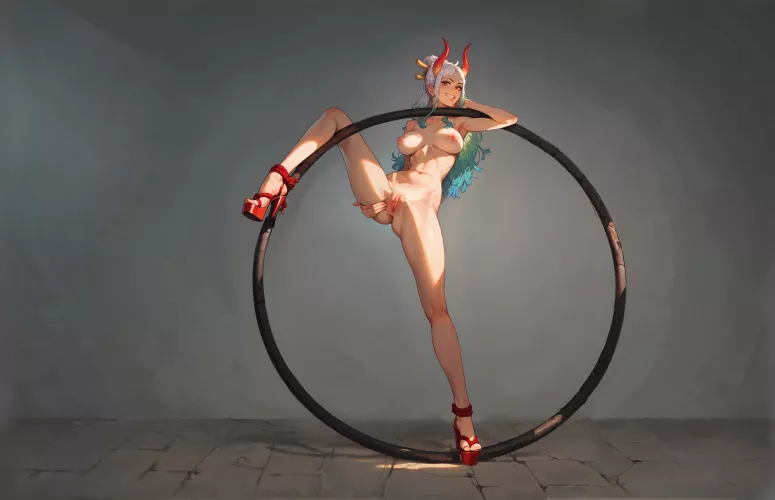 Yamato's first professional foto shooting. She is a little nervous. by Electrical_Photo9959