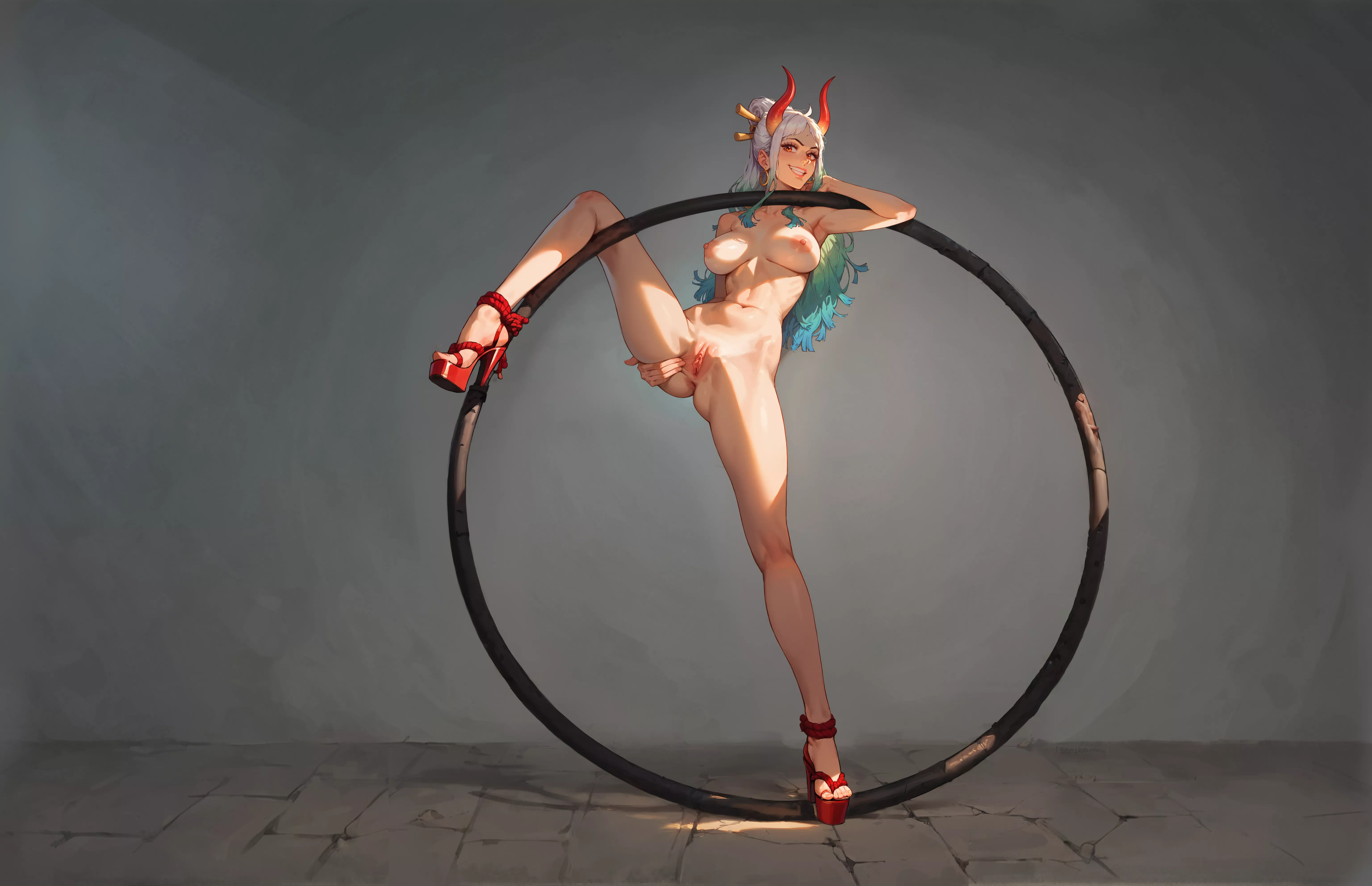 Yamato's first professional foto shooting. She is a little nervous. posted by Electrical_Photo9959