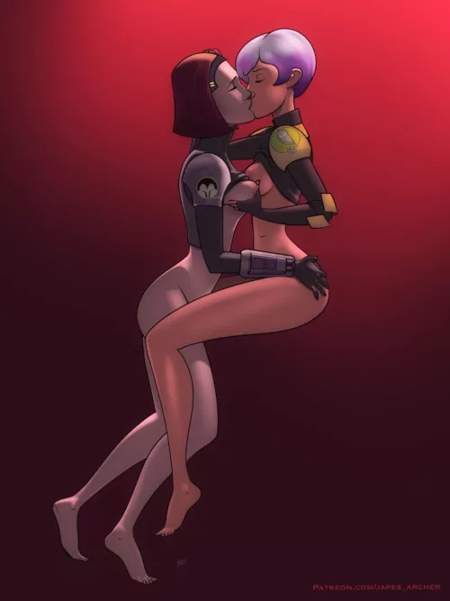 Bo-Katan & Sabine (Japes)  by Kyoto709