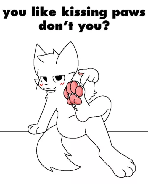Boy kisser paws are the best (M) (unknown) by Arcticwasfound