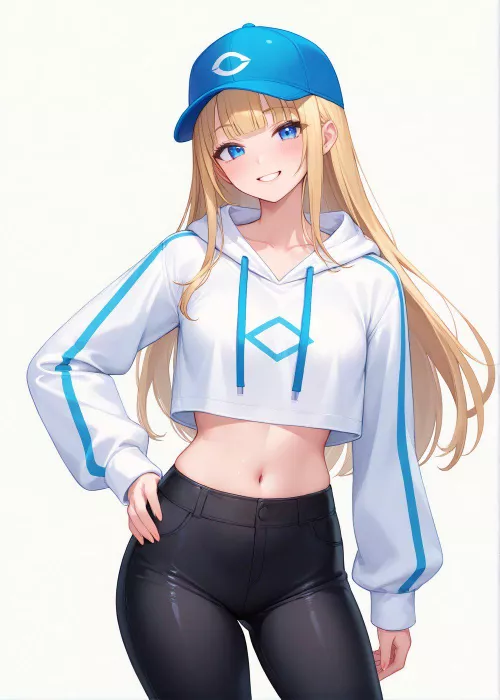 Cropped Hoodie  by CheetahSperm18