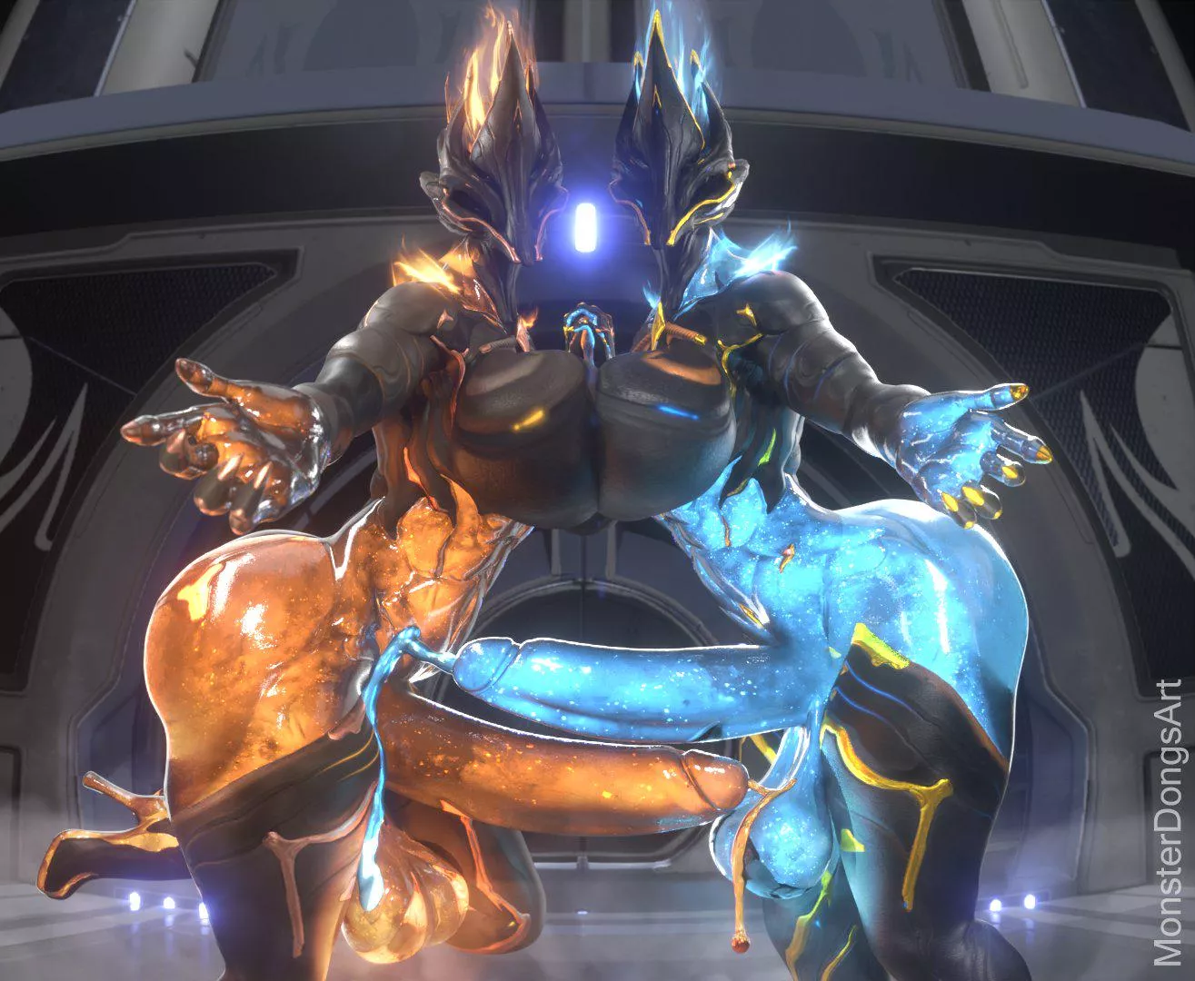 [Futa Ember] Heirlooms Heating Each Other Up (MonsterDongsArt) posted by Darthmufin