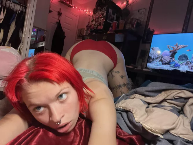 I just sit like this for funzies:) maybe someone will walk in:) by regularslut