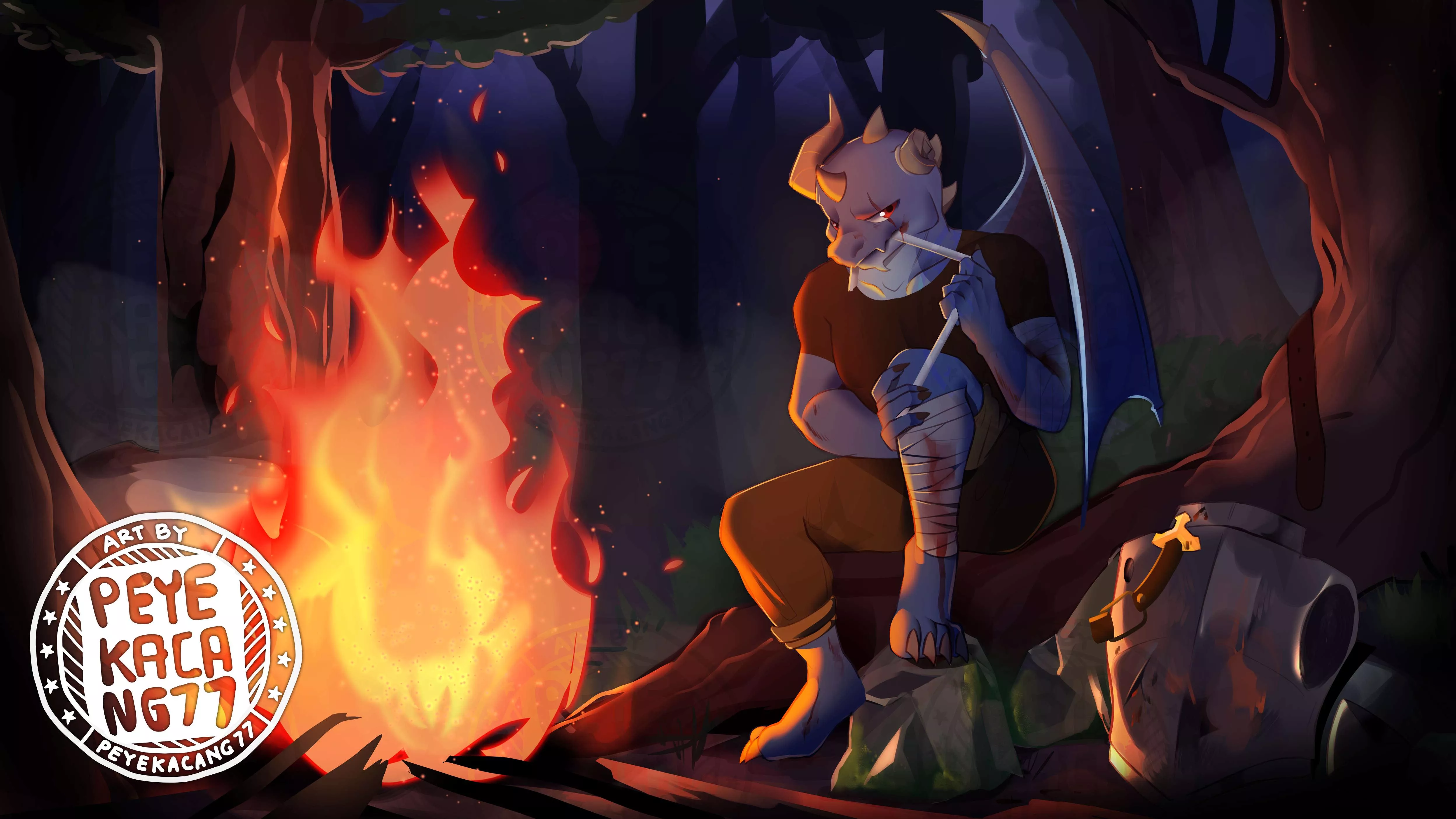 in this harsh time, all u need is rest ~ (@peyekacang77) posted by peyekacang77_