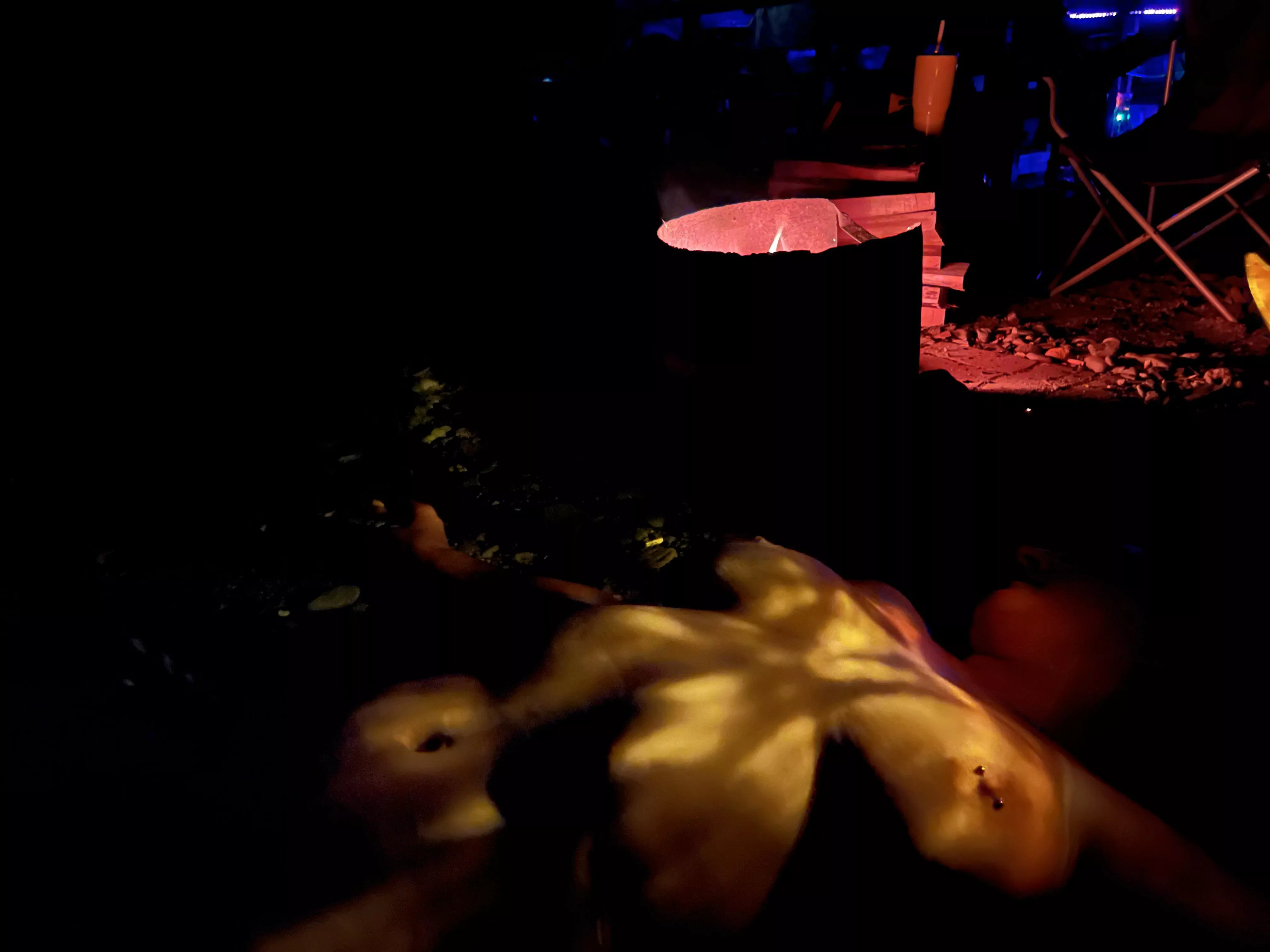 Is there anything better than tits and a campfire, I don’t think so in my humble opinion.  posted by Pristine-Capital-946