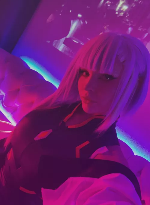 Lucy from Cyberpunk cosplay by Sonya Vibe  by SonyaVibe