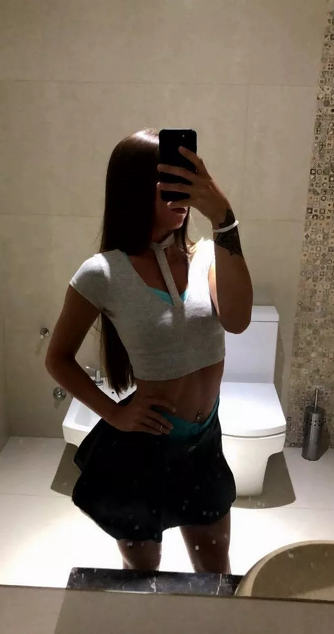 Mirror selfie rocking this outfit like it’s made for me✨ posted by AlexaxParker