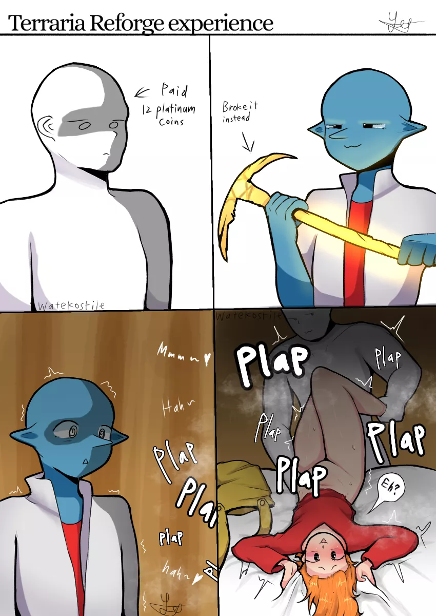 When you've had enough of the Goblin Tinkerer (watekostile) [Terraria] posted by JaidenX_2002