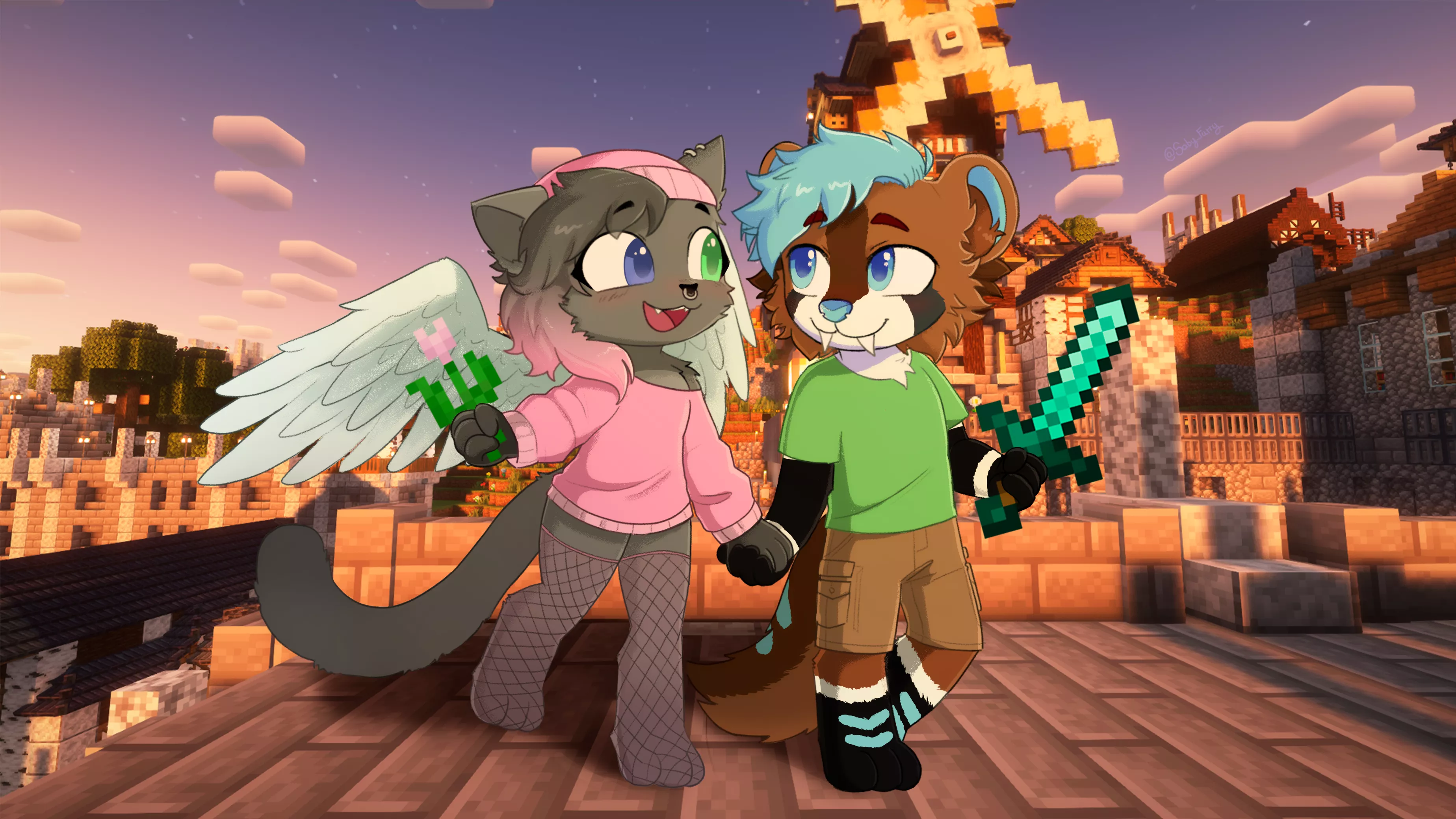 Which side are you on? The one who picks flowers and adopts cute animals or the speedrunner who finishes the game in 15 minutes? xD 🐾💕 posted by Saby_Furry