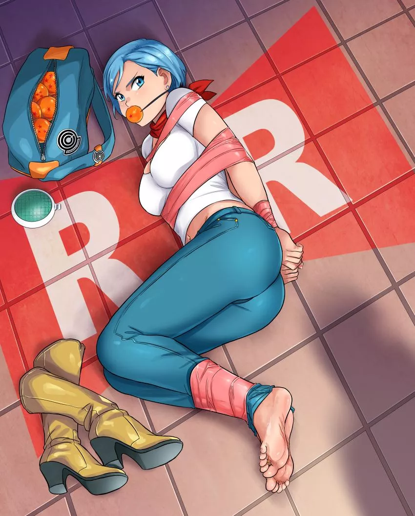 [Dragon Ball Super] Bulma barefoot soles (lostonezero) posted by Thunder_God_97
