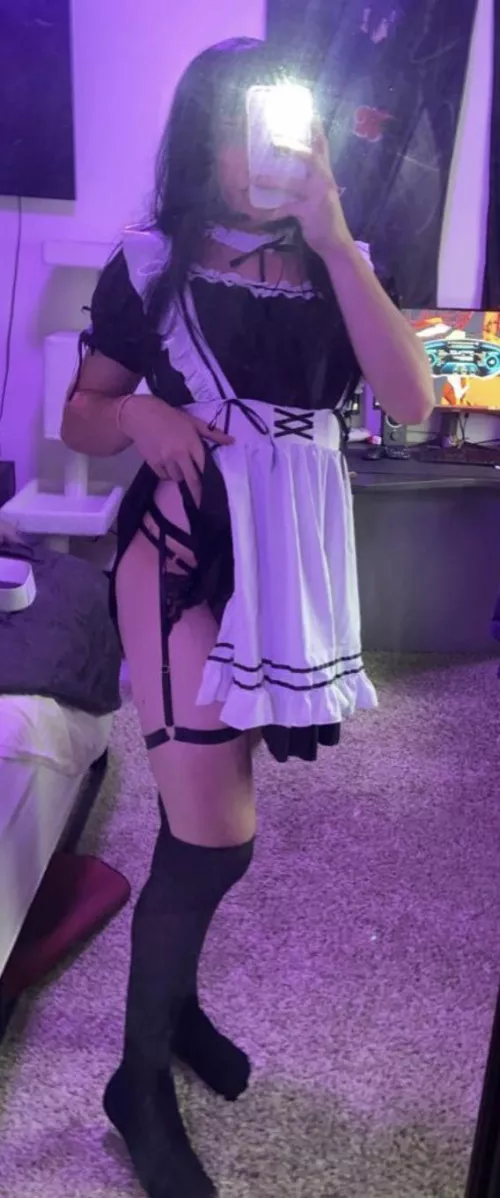 First time posting pls be nice :)      Slutty maid service for hire :p by Ok-Curve-8104