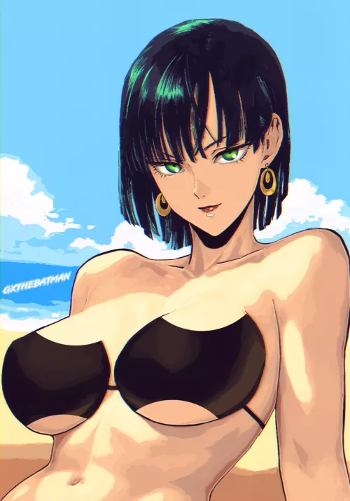 Fubuki at the beach [One Punch Man] by GxTheBatmanYouTube