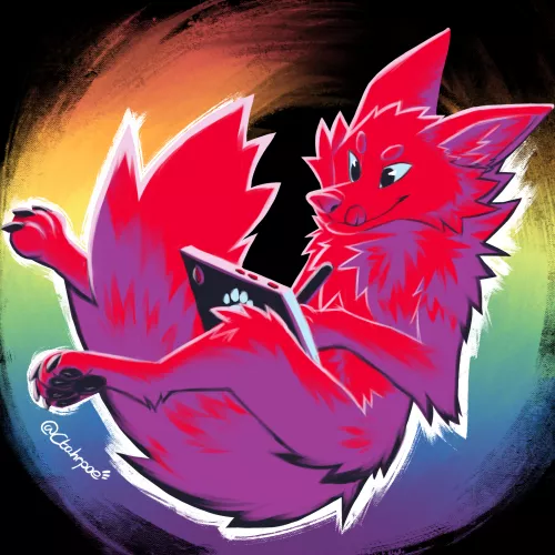 He draw 🎨✨ (Art by me, @Ctahrpoe) by Ctahrpoe