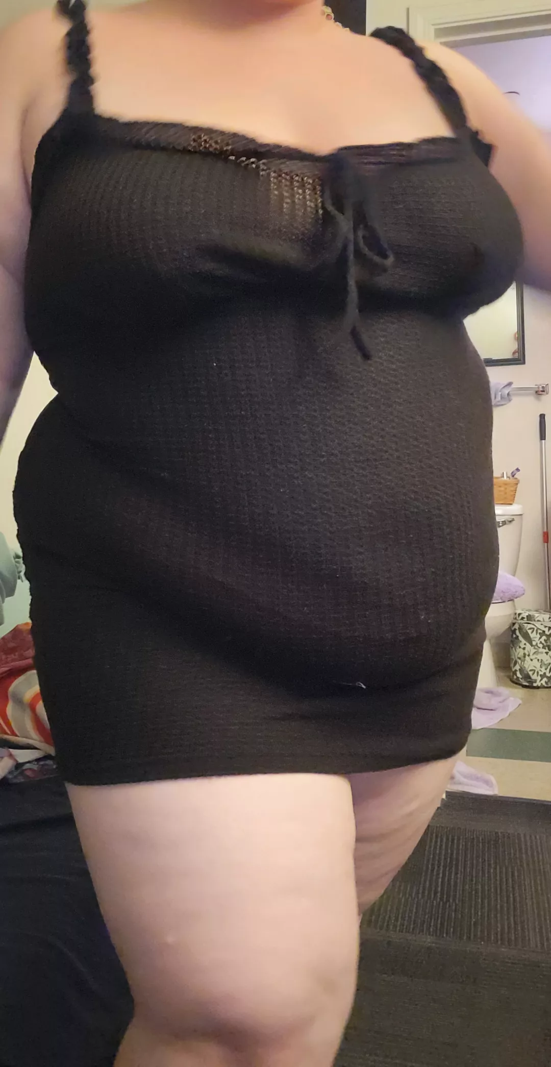 I fantasize about wearing this sheer little dress in public 😈 posted by HoneyHexx