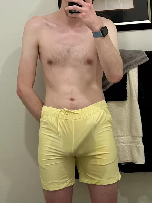 I show up at the pool like this, how quick do I catch you staring? by LongZiti