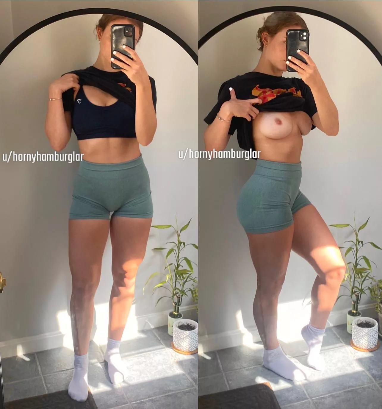 Just trying to become your gym crush 😜😉 posted by hornyhamburglar