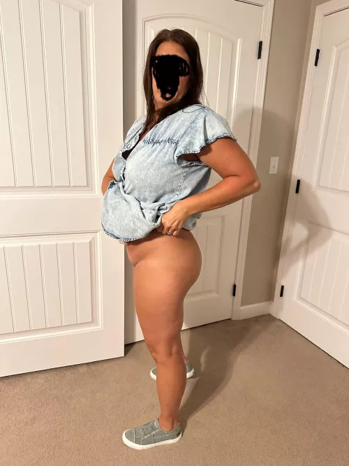 Nothing under the dress feels great by Tennhotwife