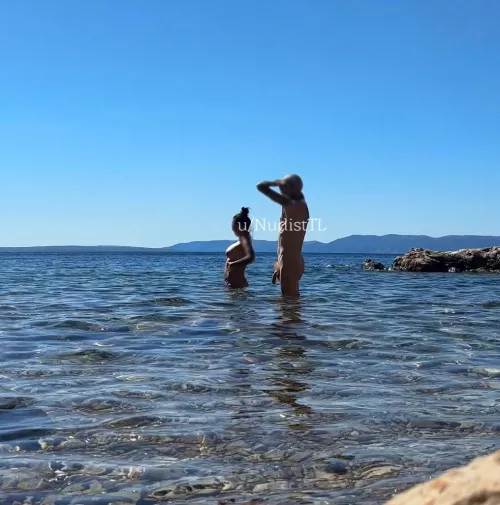 Our longest naked adventure has just started  by NudistTL