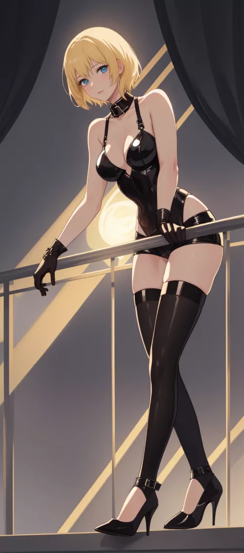 Blonde Dominatrix  by CheetahSperm18