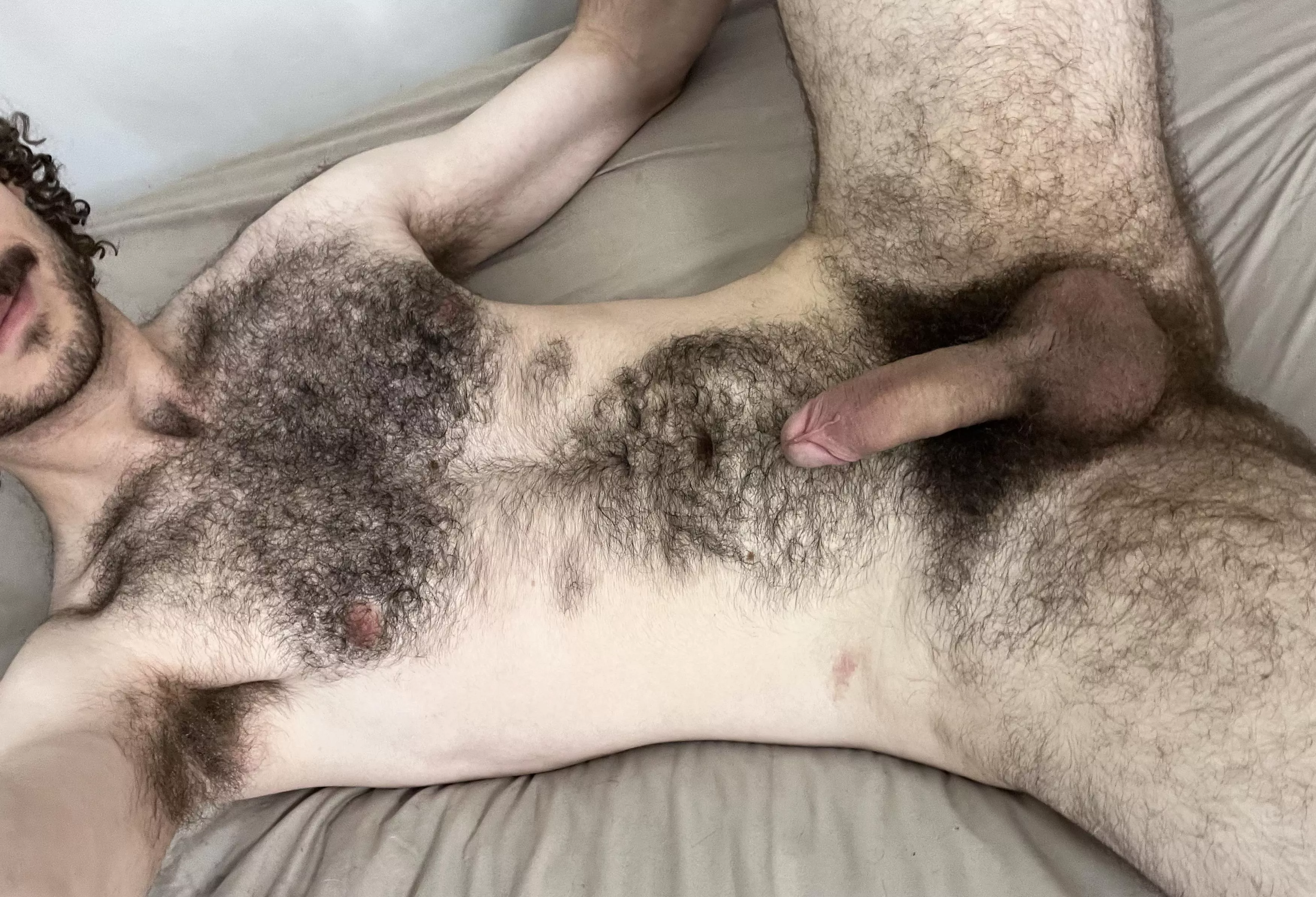 I love my thick dark hair  posted by CuteHairyStonerOF