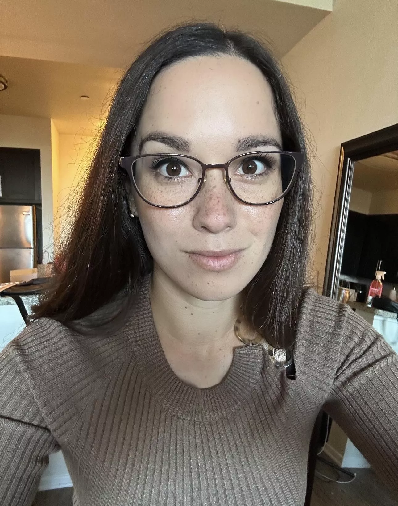 I’m enjoying the sweater weather.  posted by AlanaAraya