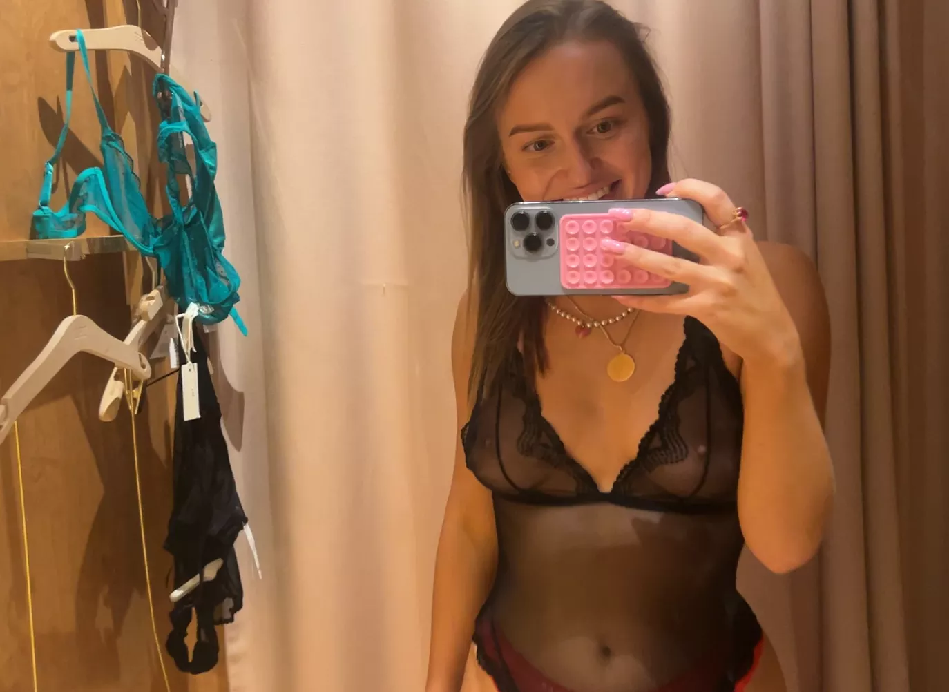 just a lingerie fitting... posted by NannyElaborate