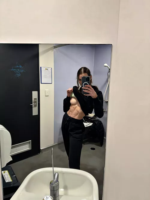 little gym bathroom flash to brighten your day by DeerKind8551