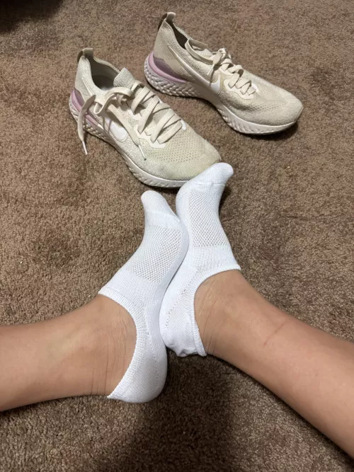 [Selling][US] Delicious used socks from an Asian girl 💜 DM me to get a pair of my sweaty, smelly socks 💜 by Silly-Asian-Kitty
