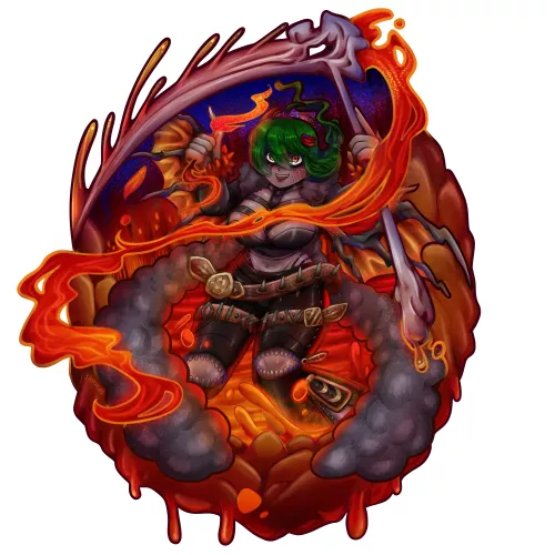 She will keep you warm [Original] by Hodgibal