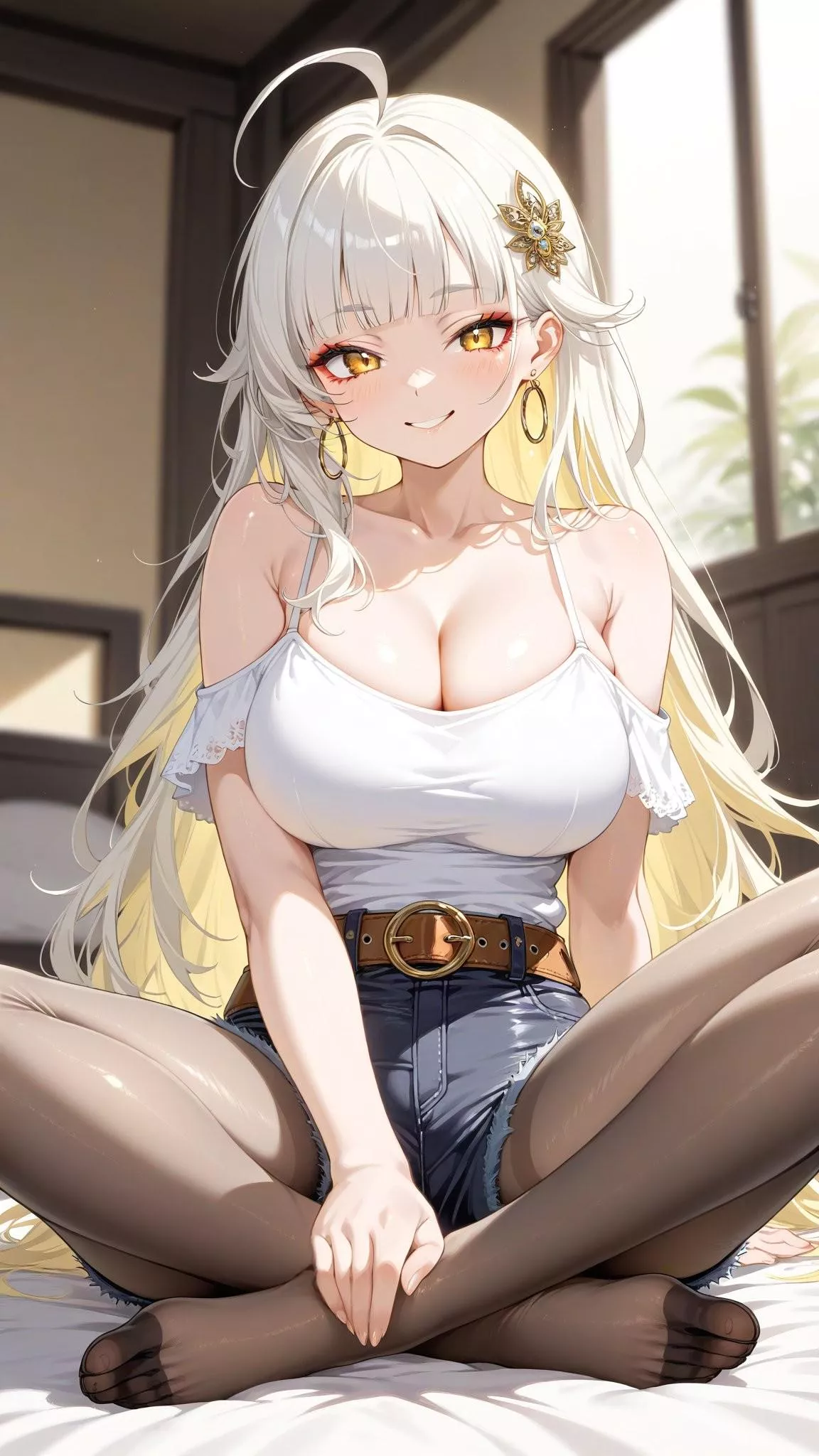 Silver-Haired Gyaru  posted by CheetahSperm18