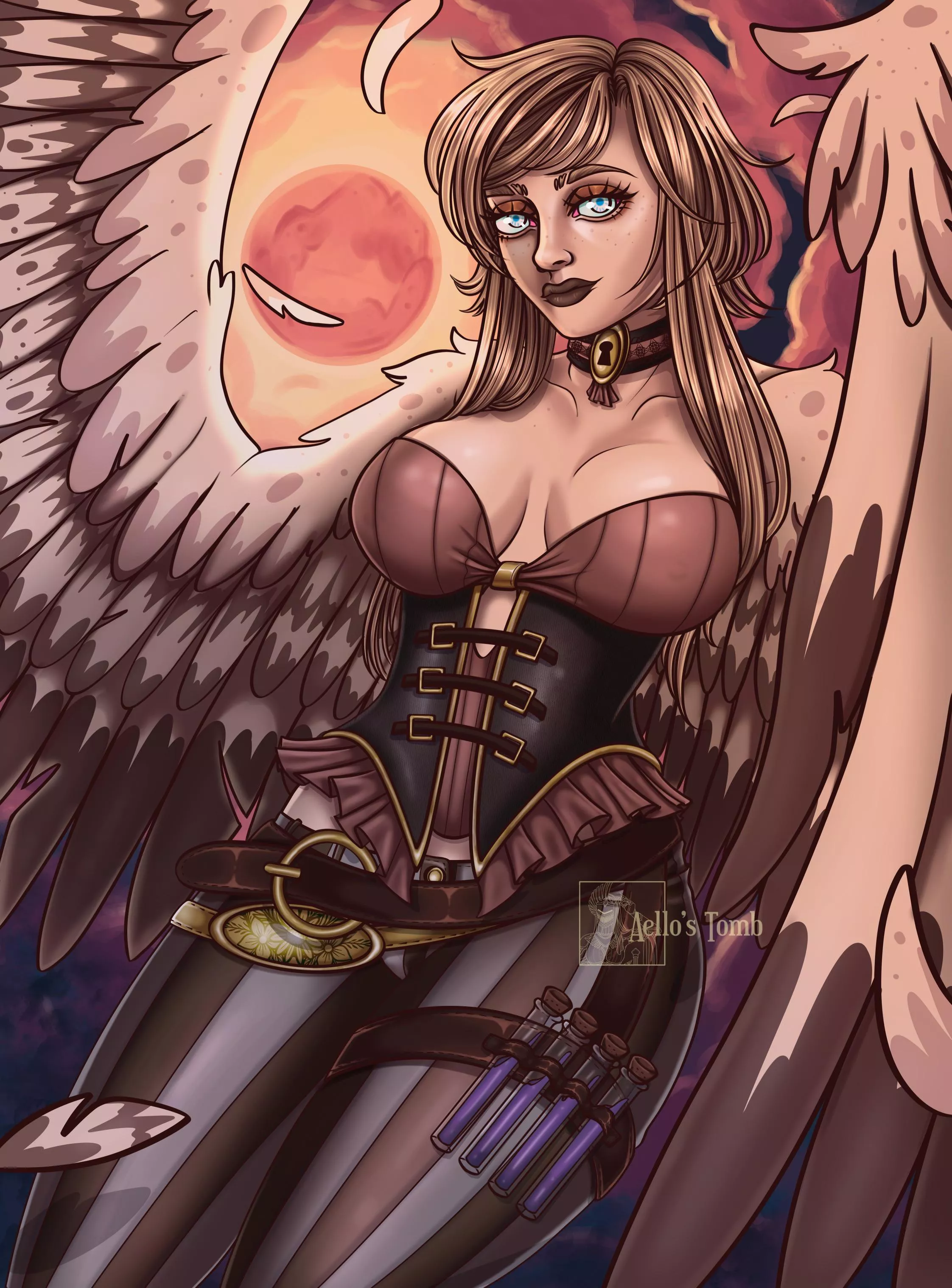 Steampunk harpy posted by AellosTomb