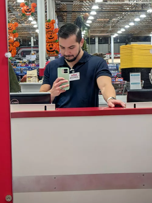 Thought I looked decent at work. I'm here to help with your eye care needs! by Bicyclo123