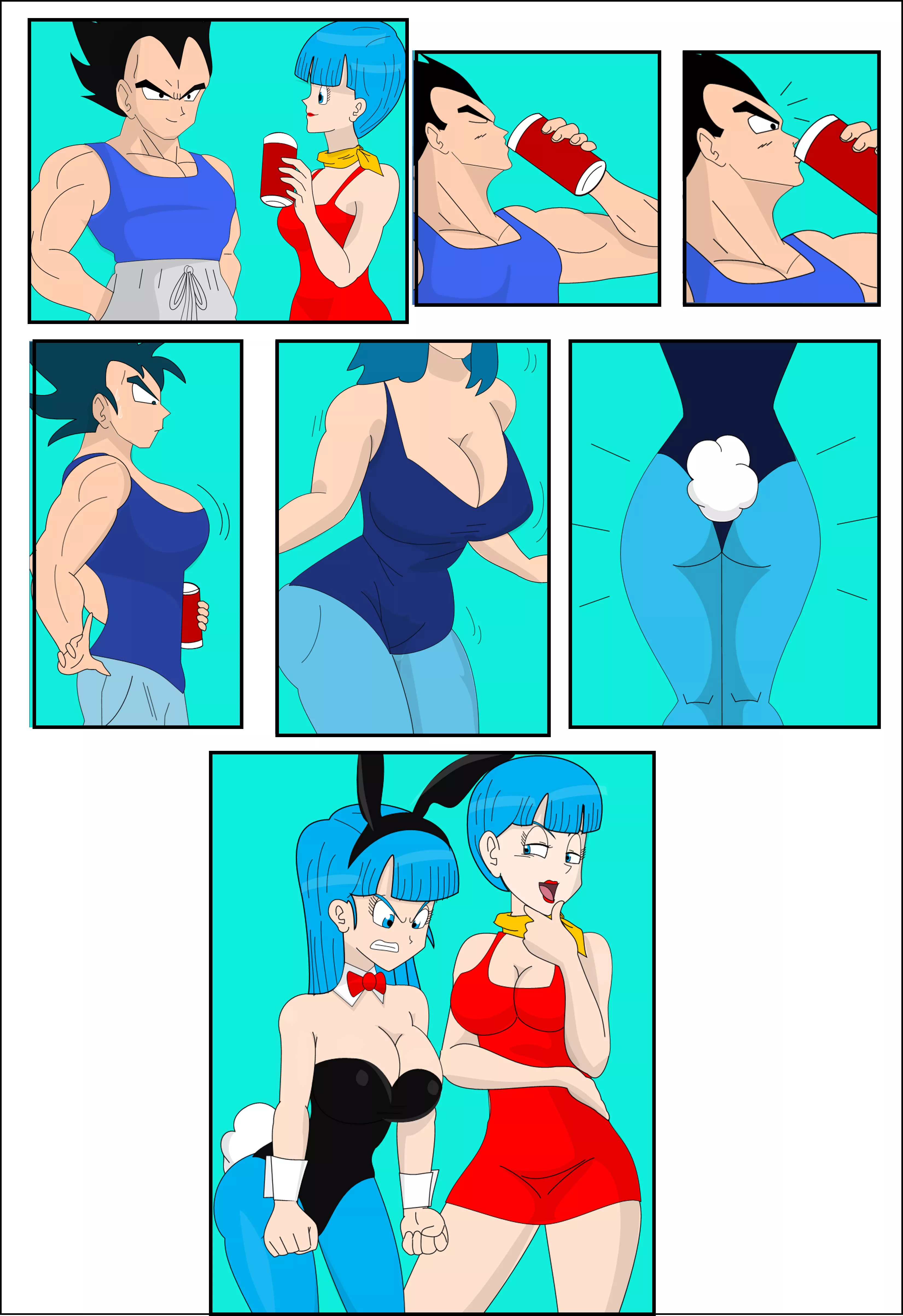 Vegeta [Gender Bender] TSF - Ginyu1992 posted by Animetrap_y_BodySwap